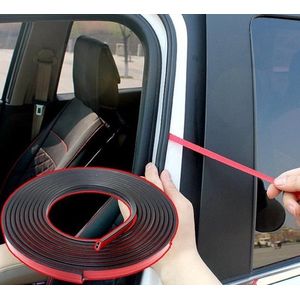 Siliconen Tochtstrip 5 Meter I Auto Deur Afdichting Strip I Isolatie Strip voor Deuren I Autodeur Tochtstrip I Auto Afdichting Strip I Rubber Afdichting