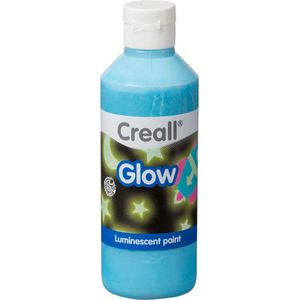 Creall Glow in the dark verf blauw 250ml