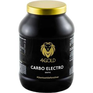 4Gold Carbo Elektro Isotone Drink Poeder, Sporthydratatiedrank Bevordert Sportprestaties, Sport supplement, Exotisch, 1kg