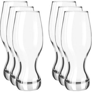 12x Speciaal bierglazen/pint glazen transparant 480 ml Specials