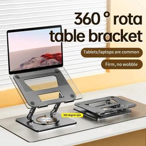 Glowhub - Laptopstandaard, ergonomische notebookstandaard, in hoogte verstelbaar van 5,0 cm tot 53 cm, ondersteunt tot 9,9kg laptop-standaard voor bureau, compatibel met MacBook en alle laptops van 10-17 inch, Zilver/Grijs