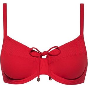 CYELL Dames Bikinitop Niet voorgevormd met Beugel Rood -  Maat 38D