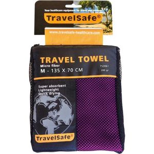 Travelsafe Traveltowel - Microfibre - 70x135cm - M - Paars
