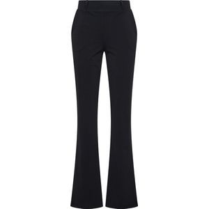 Mylady Travel Broek Janyflared 05-475-1912) Black maat L,De broek valt ruim, we adviseren een maat kleiner.binnenbeenlengte 88 cmstofsamenstelling 80% polyamide 20% elastaan ,Een duurzame, kreukvrij, snel droog.wassen 30°C ,comfort van stretch