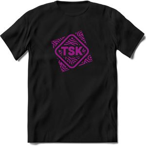 TSK Studio Shirt |Paars | T-Shirt Heren / Dames | Original & vintage | Sport Shirt Cadeau | Maat S