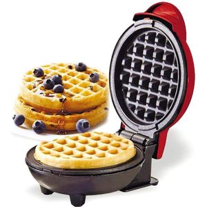 Mini wafelijzer - Non-Stick - Wafels - Mini Waffle maker - L16xB12xH8,5cm