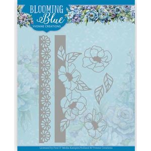 Dies - Yvonne Creations - Blooming Blue - Blooming Borders