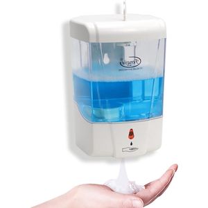 Wandmontage 700 ml schuimzeepdispenser - No Touch Sensor - elektrische zeepdispenser - schuim - badkamer - appartementen - kantoren - hotels