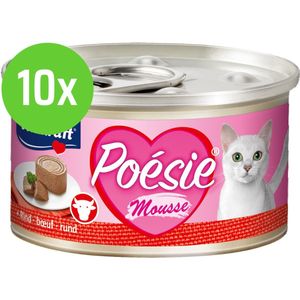 10x Vitakraft Poésie rund mousse kat, 85 gram