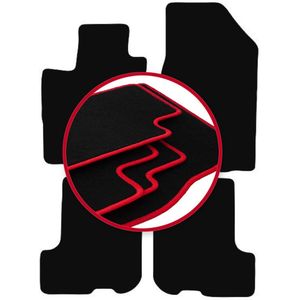 CARLUX-RED automatten voor: Dacia Sandero II FL hatchback (2018-2021)