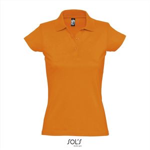 SOL'S Women´s Jersey Polo Shirt Prescott L534 - orange - XL