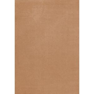 Layered Solid Wool Caramel vloerkleed - maat 250 x 350 cm