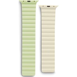Hama Magneet-polsband ""Fantastic Feel"" voor Apple Watch 38/40/41mm, groen/beige