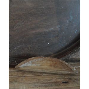 Authentiek oud houten kruidenbakje/Uniek oud houten tempelbakje