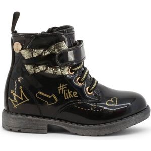 Shone - Schoenen - Enkel laarzen - 234-026-BLACK - Meisje - black,gold - EU 23