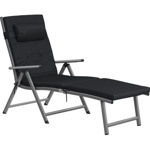 Deluxe zonnebed voor tuin, terras en balkon / tuinbed \ Sun bed, sun lounger, garden chair, portable beach chair