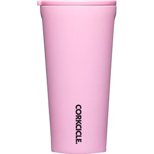 Corkcicle Tumbler 475ml- Sun Soaked Pink-Drinkbeker - Drinkfles - Waterfles - Bidon - Thermosbeker - Kinderen - 475ML- Thermosfles - RVS Fles - Cup To Go - Deksel