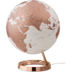 globe Bright Copper 30cm diameter kunststof voet engelstalig NR-0331F7NU-GB