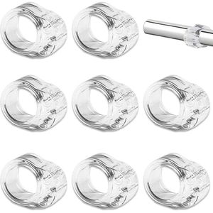 Deurstoppers voor deurgrepen - Siliconen ring stopper voor binnendeuren