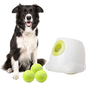 Ballenwerper voor honden - Ballenwerper automatisch - Automatische ballenwerper voor honden - Ballenwerper - 6,4 cm - Groen