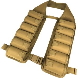 Bier holster / bandelier / vest / gordel - Houdt 12 biertjes - Khaki - Ademend - Tactisch