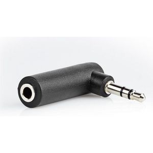 3,5mm Jack haakse stereo audio adapter / zwart