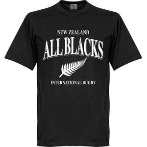 Nieuw Zeeland All Blacks Rugby T-Shirt - Zwart - 5XL
