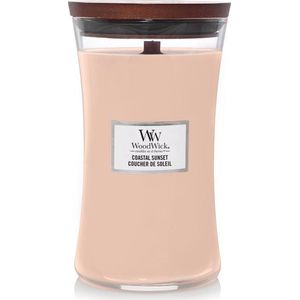 WoodWick Hourglass Large Geurkaars - Coastal Sunset