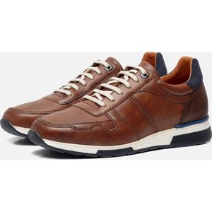 Van Lier Positano Sneakers cognac Leer - Maat 46