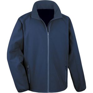 Senvi Sports Softshell Jas Unisex - Kleur Blauw - Maat XL