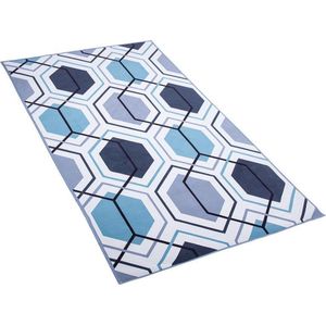 GIRESUN - Laagpolig vloerkleed - Multicolor - 80 x 150 cm - Polyester