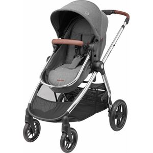 Maxi-Cosi Zelia³ Luxe 2-in-1 Kinderwagen - Omkeerbare zitting - Eenhandvouw - Twillic Grey - Vanaf de geboorte tot ca. 4 jaar