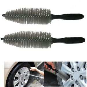 Autovelgenborstel reinigingsgereedschap bandenborstels effectieve velgreiniging professionele velgreinigingsborstel autovelgenborstel voor het reinigen en beschermen van de banden van auto's, fietsen en motoren