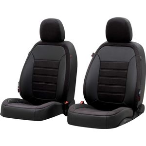 Walser Auto stoelbekleding Bari geschikt voor Renault Clio IV (BH) 11/2012-Vandaag, 2 enkele zetelhoezen voor standard zetels