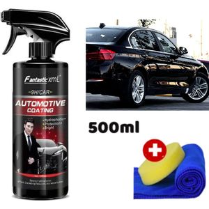 TLVX Keramische Coating Spray Auto / Auto polish / Nano Coating / Auto polijsten / Car Polish Spray Kit / Top Coating 500ML / Grote Fles / Quick Nano-Coating / Auto wax / Auto reiniging / Car cleaning / Vuilafstotende coating / Langdurige bescherming