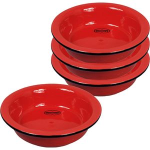 CABANAZ - schaaltje, keramiek, TEA TIP / MINI BOWL, 50 ml, rood, set/4