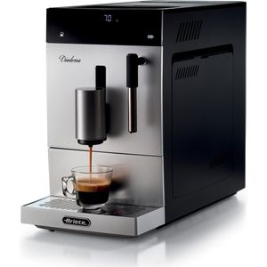 Ariete 1452/00 Diadema | Volautomatisch espressomachine | compact formaat | 19 bar druk | met stoompijpje | zilver
