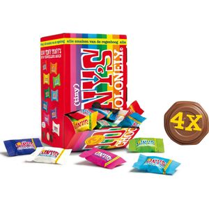 Tony's Chocolonely Tiny Tony's Mix Chocolade Cadeau - 4 x 900 gram - Mini Uitdeel Chocolaatjes Bundel - Mix met 10 Verschillende Smaken - Chocoladecadeaus - Belgische Fairtrade Chocolade