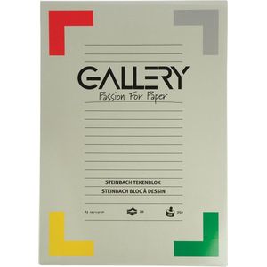 Gallery Steinbach tekenblok gekorreld formaat 297 x 42 cm (A3) 250 g/m² blok van 20 vel