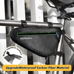 Waterdichte driehoekige tas voor fiets - 15L frametas - stuurtas voor stadsfiets mountainbike racefiets