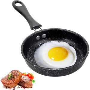 Mini-braadpan - antiaanbaklaag - 1 stuk - 12 cm