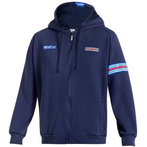 Sparco Vest met Capuchon Martini Racing | blauw / m | Vest | BMF0013D0N0200M