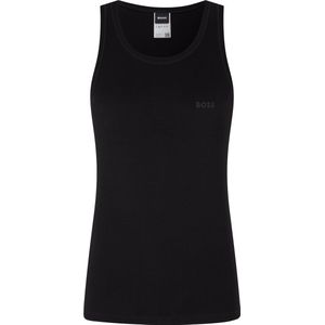 HUGO BOSS Original tank top regular fit (1-pack) - heren singlet O-hals - zwart - Maat: S