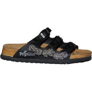 Birkenstock Papillio Florida Smal Flowers Stitch Black Maat: 35