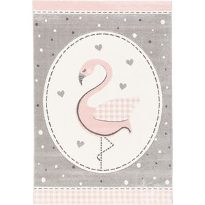 Pergamon Vloerkleed Maui Kids Pastel Roze Flamingo