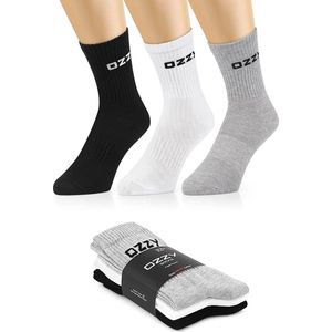 Ozzy Socks | 3 Paar | Sportsokken Heren | Sportsokken Dames | Tennissokken | Sport Sokken