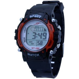 Fako® - Kinderhorloge - Sport New Tech Metal - Mini - Rood