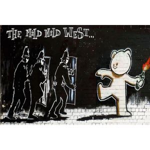 BANKSY The Mild Mild West Canvas Print