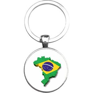 Sleutelhanger Glas - Brazilie