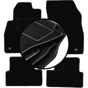 Complete set veloursmatten voor: Chevrolet Cruze hatchback, sedan, stationwagen (2008-2016)